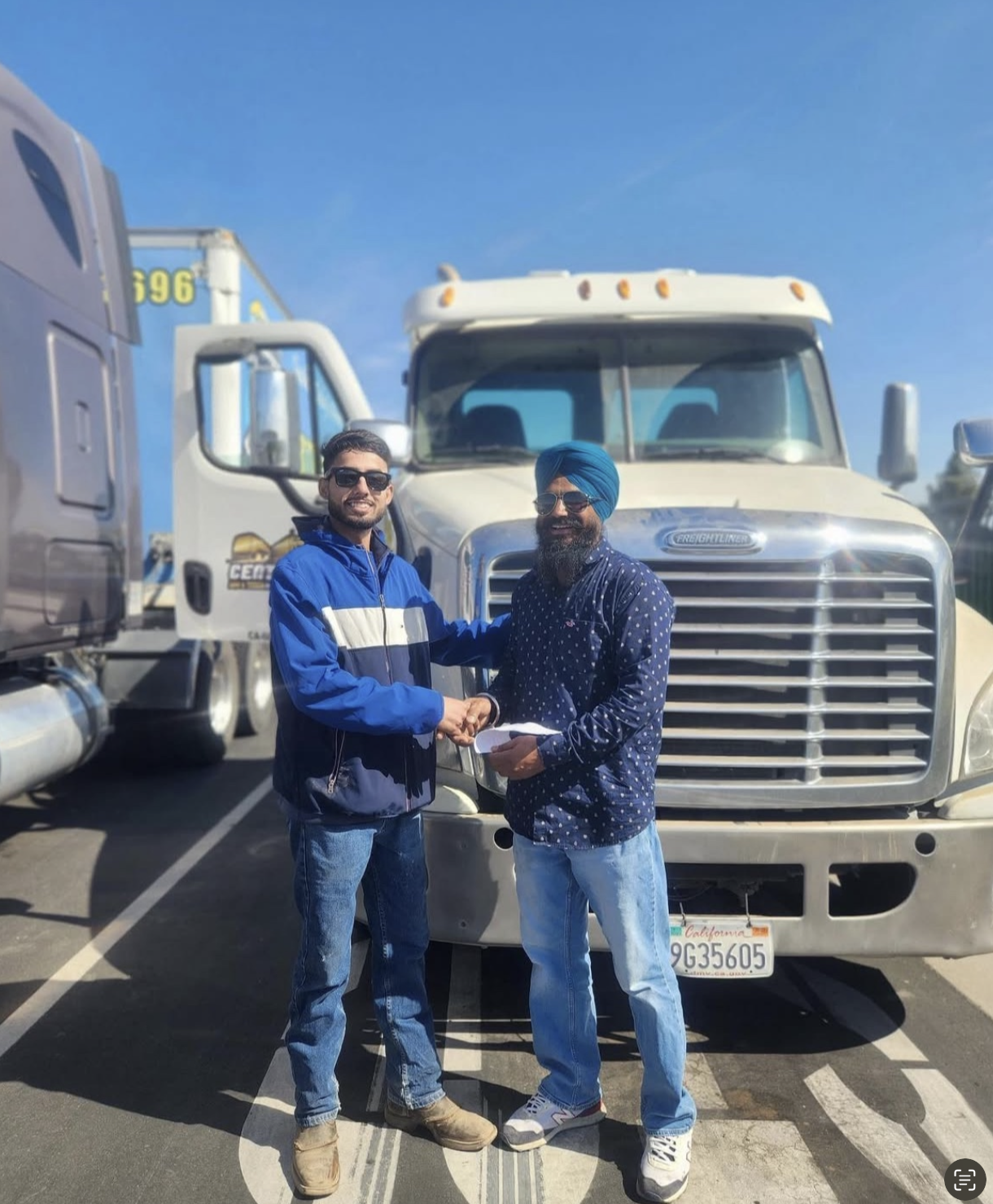 Central graduates celebrating successful CDL completion